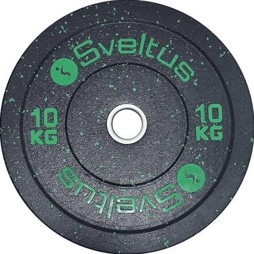 Disque olympique bumper 10 kg Sveltus