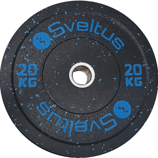 Disque olympique bumper 20 kg Sveltus