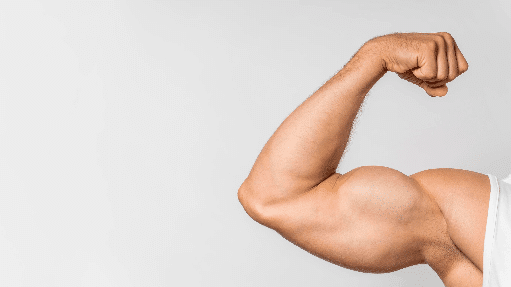 Bras musclé d'homme